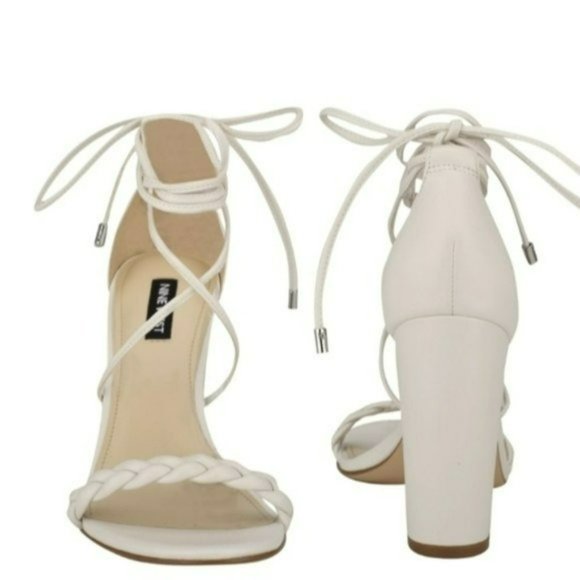 Nine West Monikka Ankle Wrap Heeled Sandals-9 - Picture 3 of 8